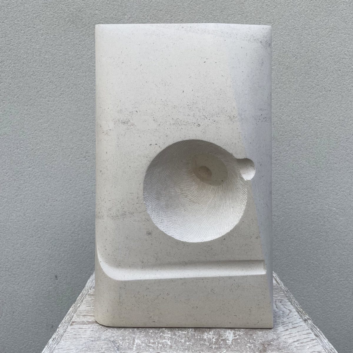 La sculpture Fuseki ©David Chamalet vue de face - 2024