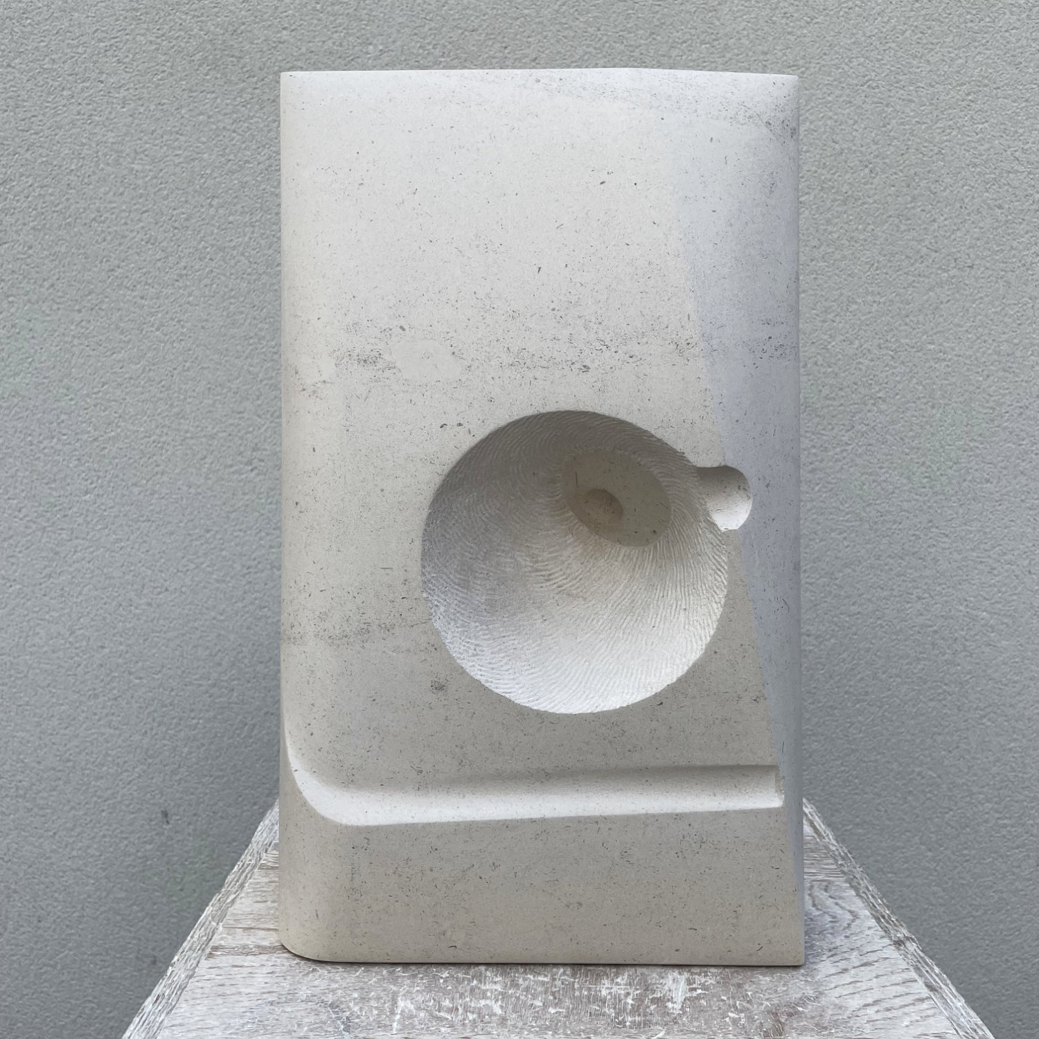 La sculpture Fuseki ©David Chamalet vue de face - 2024