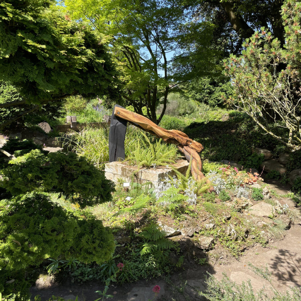 Anamorphosis, une hortisculpture de l'exposition 