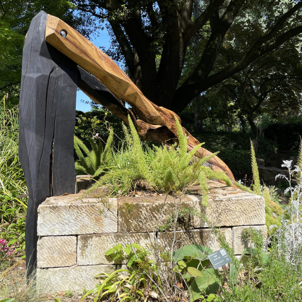 Anamorphosis, une hortisculpture de l'exposition 