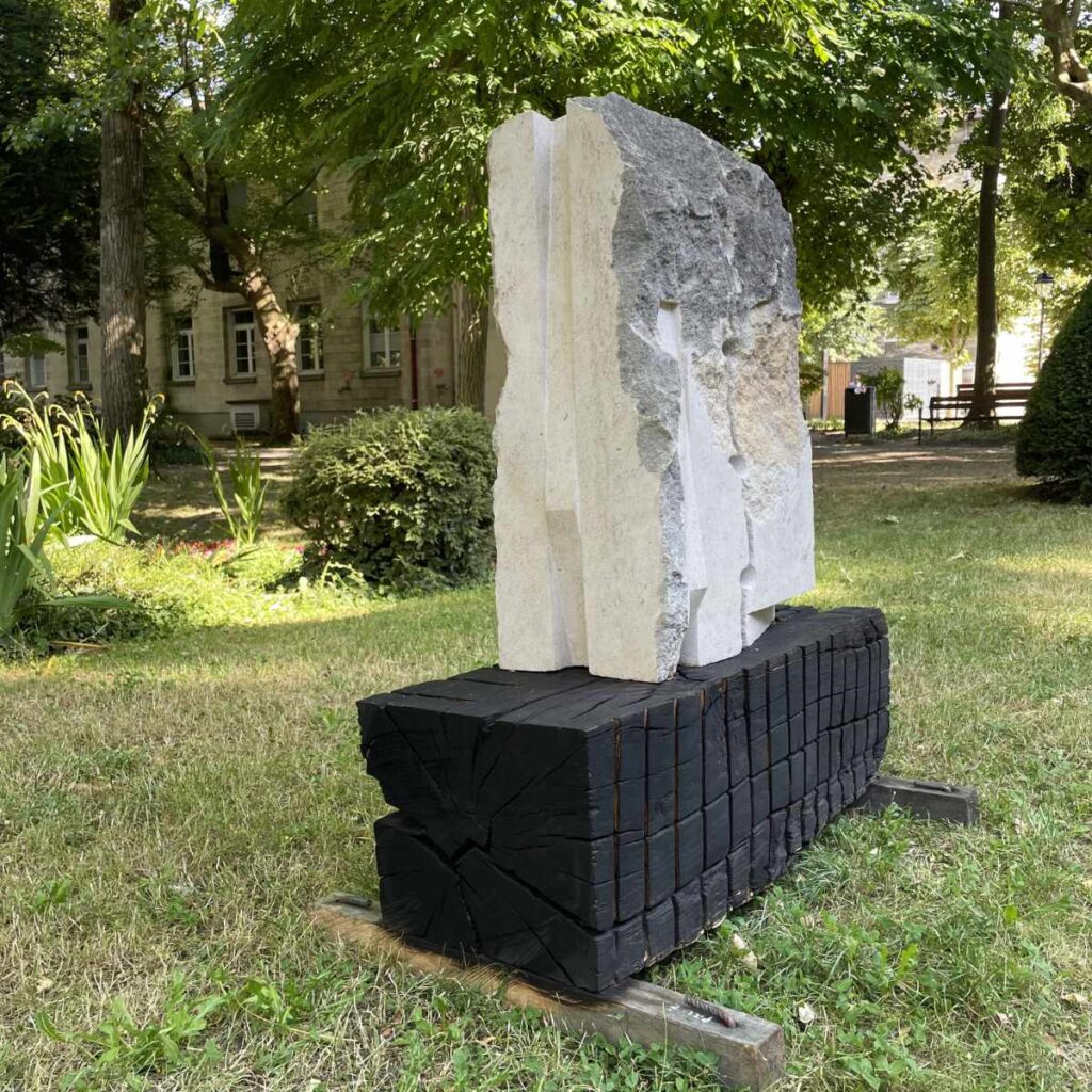 La profondeur ©David Chamalet à l'exposition Jardins intérieurs en juin 2026 - vue de profil