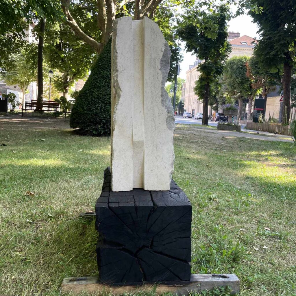 La profondeur ©David Chamalet à l'exposition Jardins intérieurs en juin 2026 - vue de côté